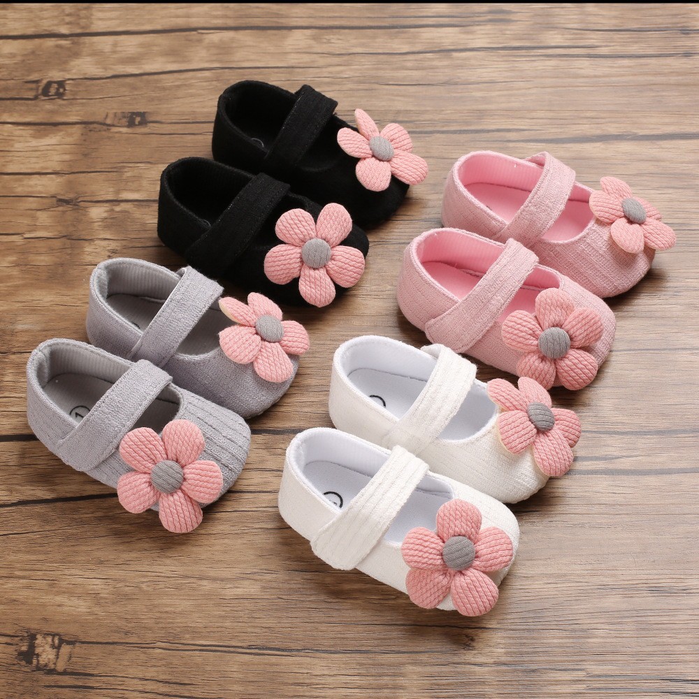 ❤ READY STOCK ❤ Baby Shoes Newborn Baby Girls Shoes Bow-knot Cute Anti-Slip  Infant Toddler Soft Sole Princess Shoes Baby Shoes for Children