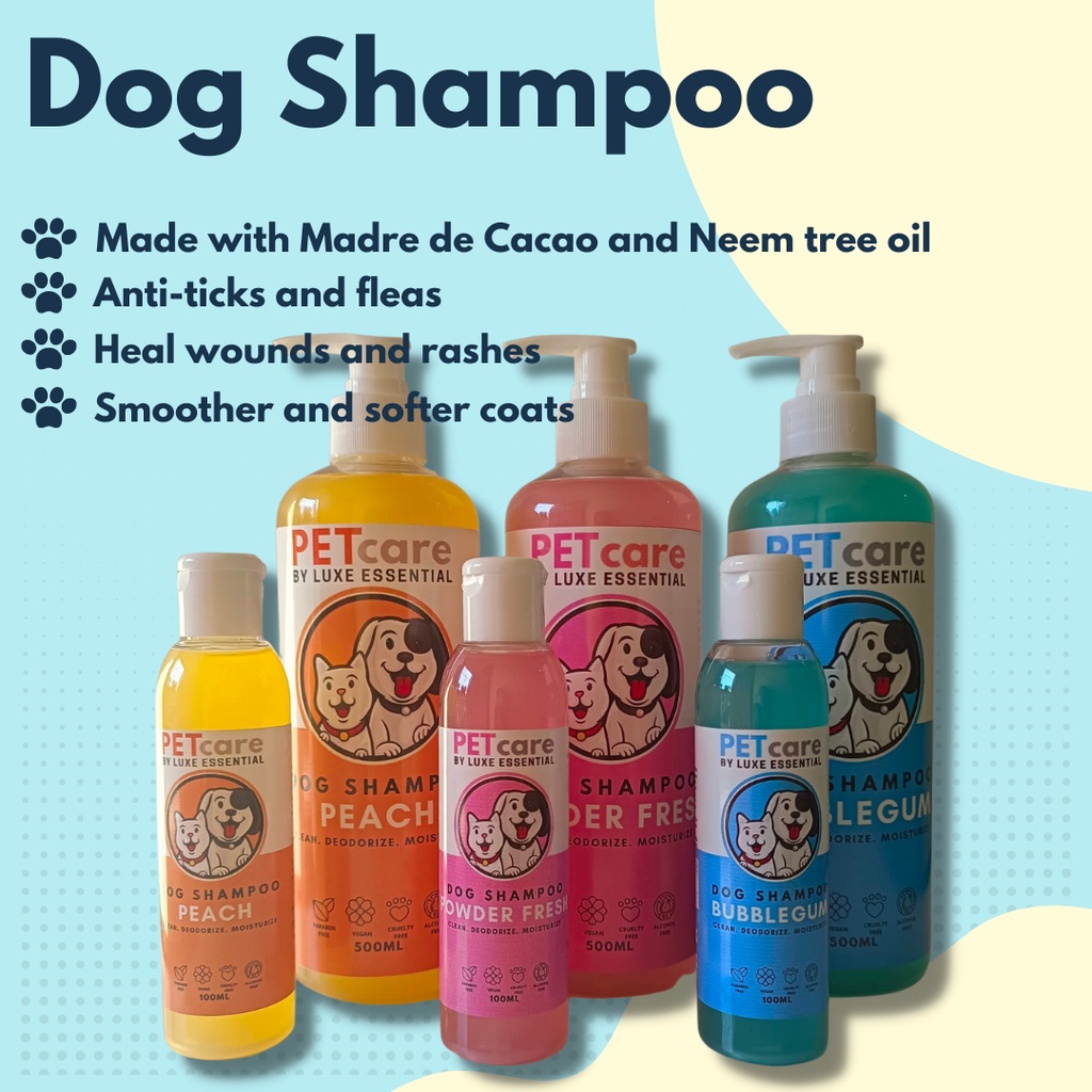Luxe Essential Dog pet Shampoo Madre de cacao with neem oil Shopee
