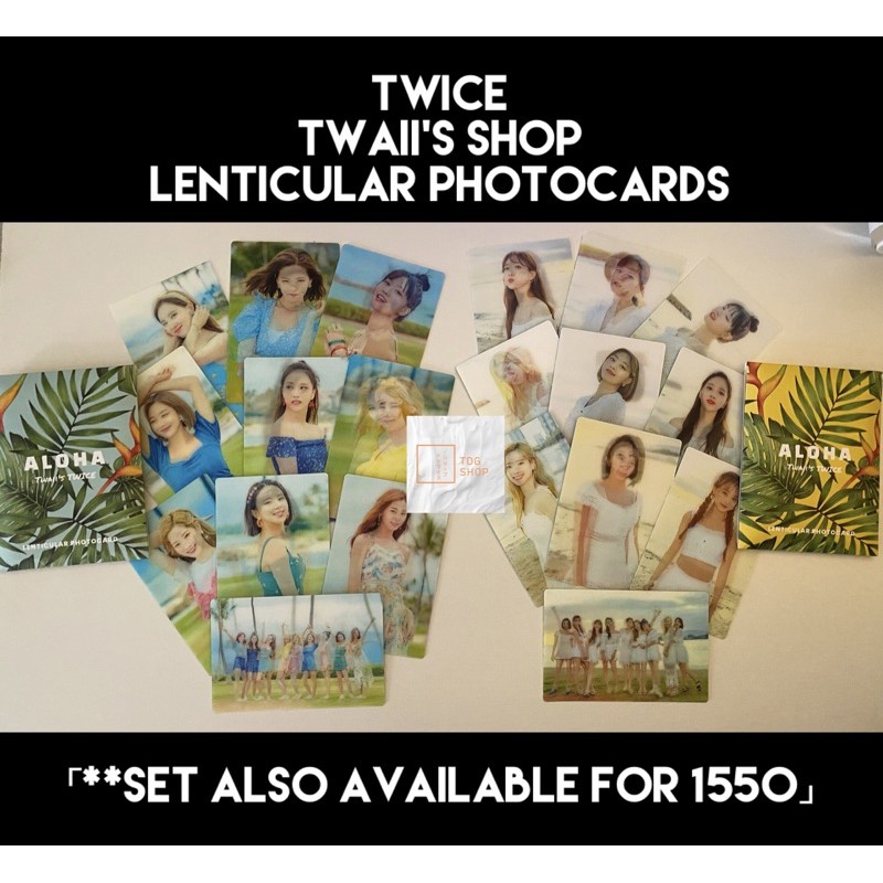 Outlets TWICE TWICELIGHTS Lenticular Photocard Set 2