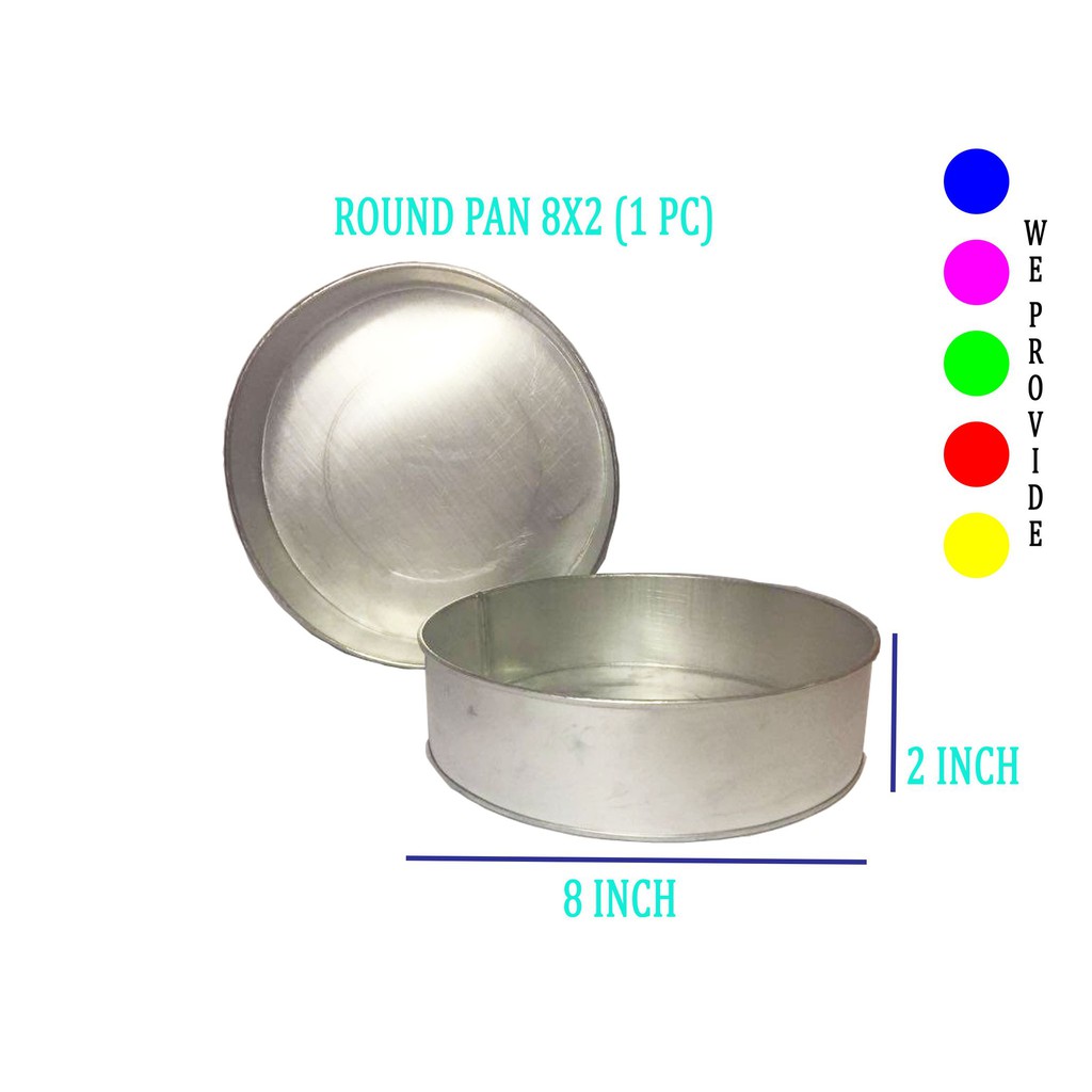 Two 8 hotsell rounds pan size