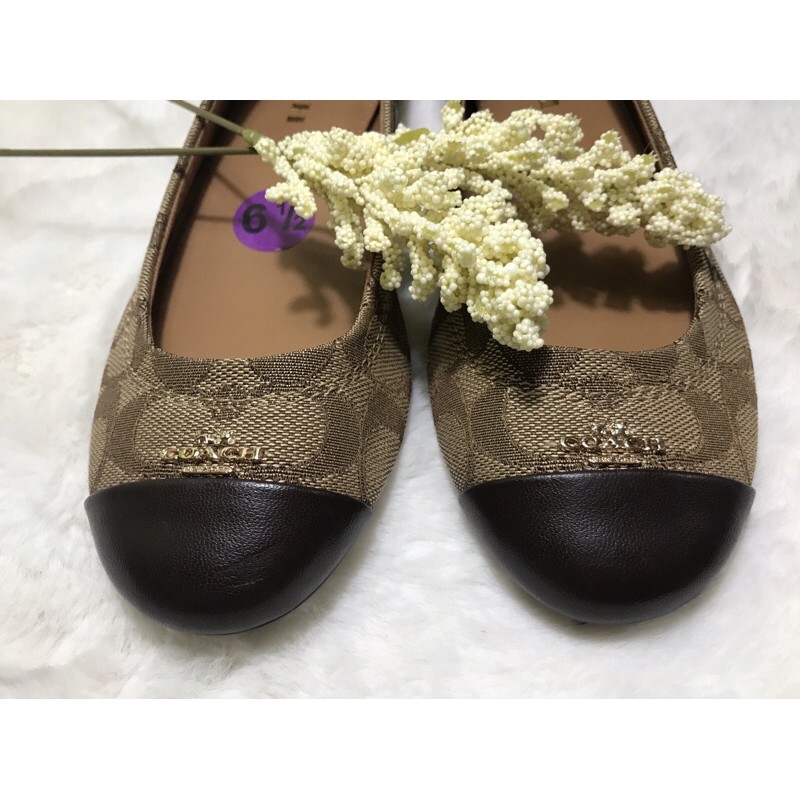 Coach chelsea best sale flat shoes