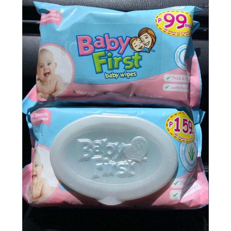 Baby first baby store wipes