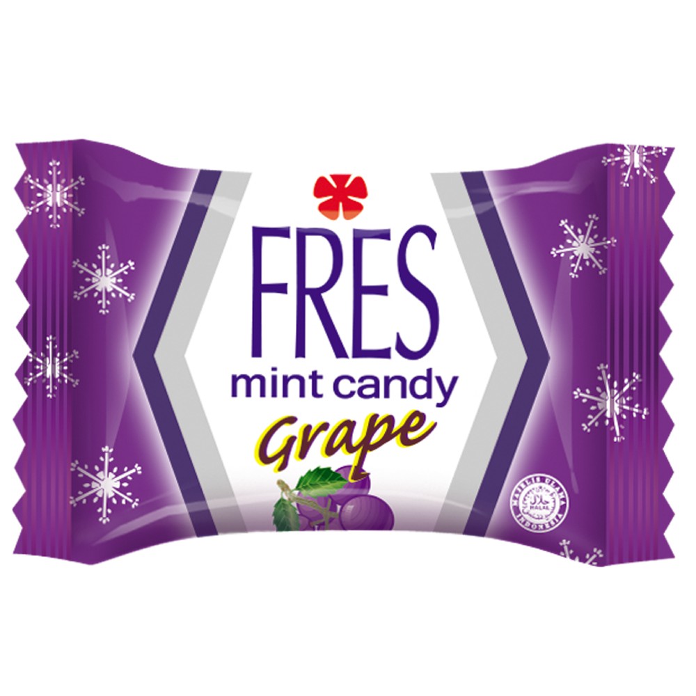 Fres Grape Candy 50 x 3g | Shopee Philippines
