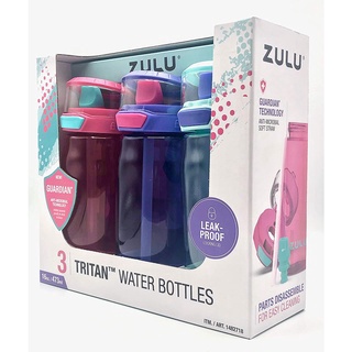 ZULU 3 Tritan Water Bottles Flex 1 piece – BabyOnBoardandMore