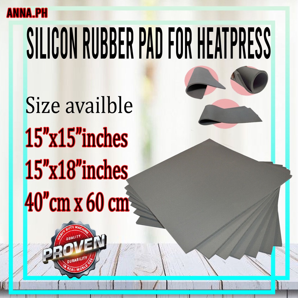 Silicone Rubber PAD for Heat Press Machine 15 x 15*