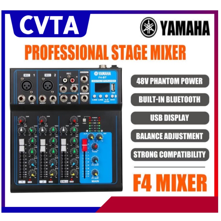 Yamaha F4-USB 4 Channel Mixer | Shopee Philippines