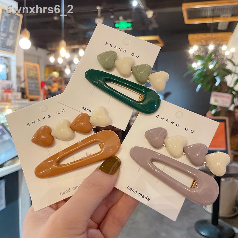 ins wild candycolored hairpin back of the head bangs clip broken