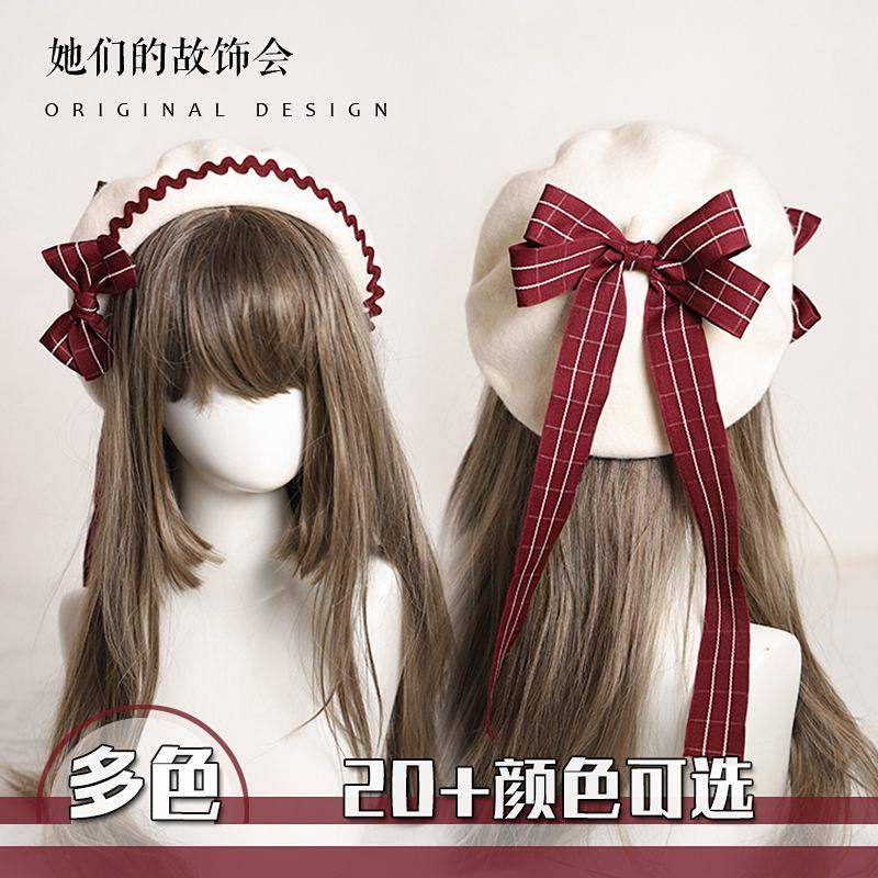 Japanese Beret New Style FaceLooking Small round Face Original JK