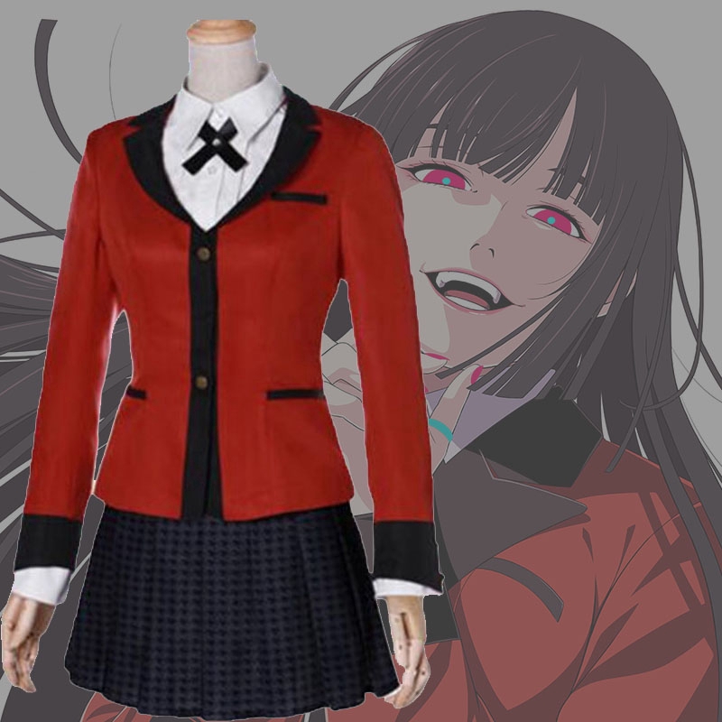 Anime Cosplay Kakegurui Cosplay Costume Jabami Yumeko Cosplay For