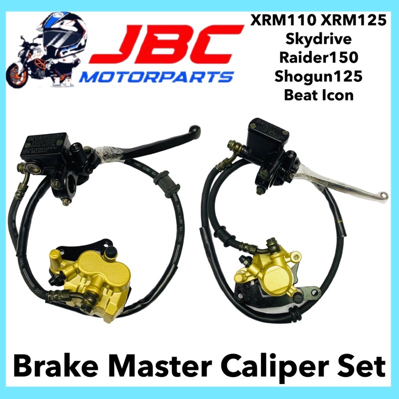 Brake Master Caliper Set Raider150 Xrm110 Xrm125 Beat Icon Skydrive Shogun Shopee Philippines