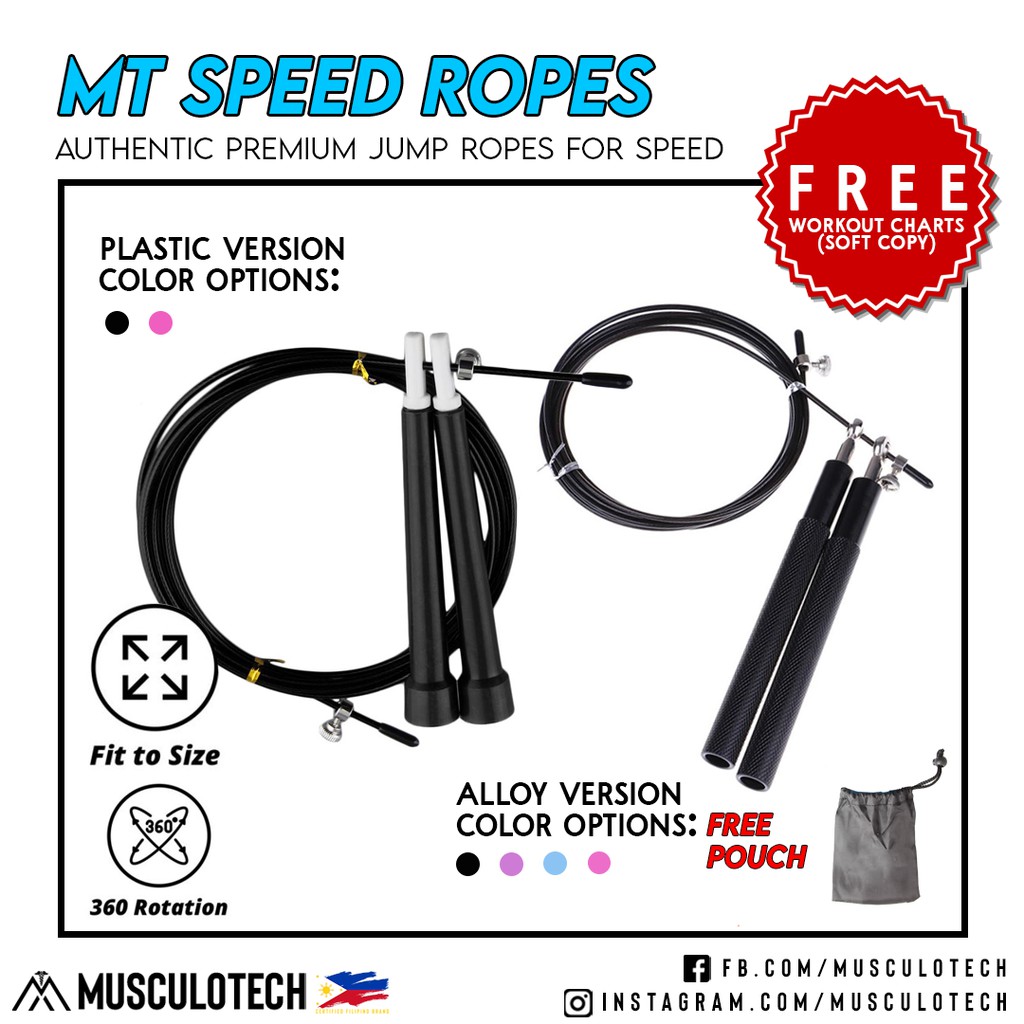 MT Speed Rope Jumping rope Cross fit JUMP MANILA | Shopee Philippines