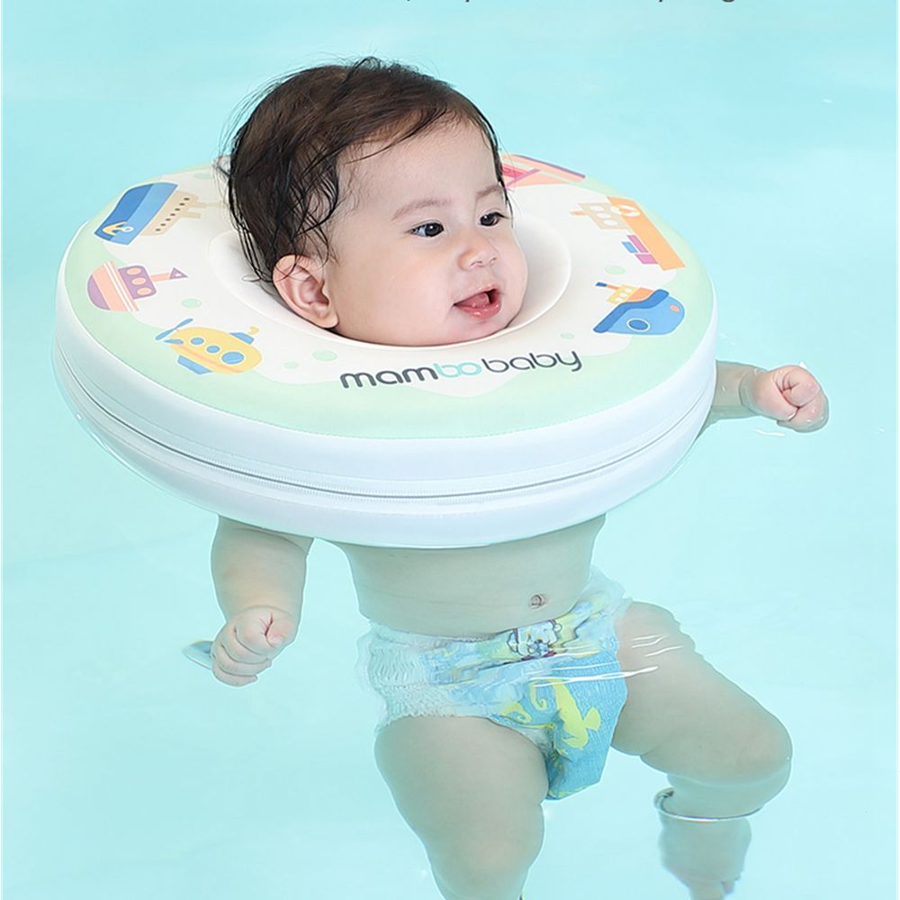 Mambobaby Newborn Baby Float Neck Swimming Ring Swim Rings Newborn Noninflatable Buoy Swim