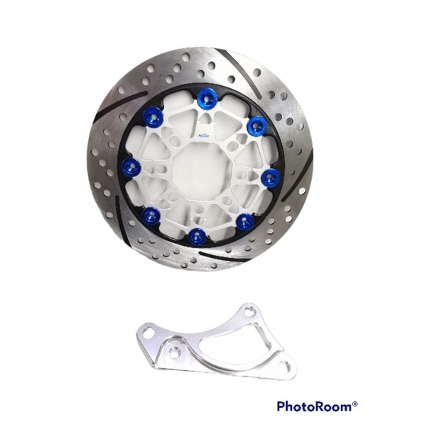 Triple A 220mm nissin disk with bracket for mio/m3 stock caliper use ...