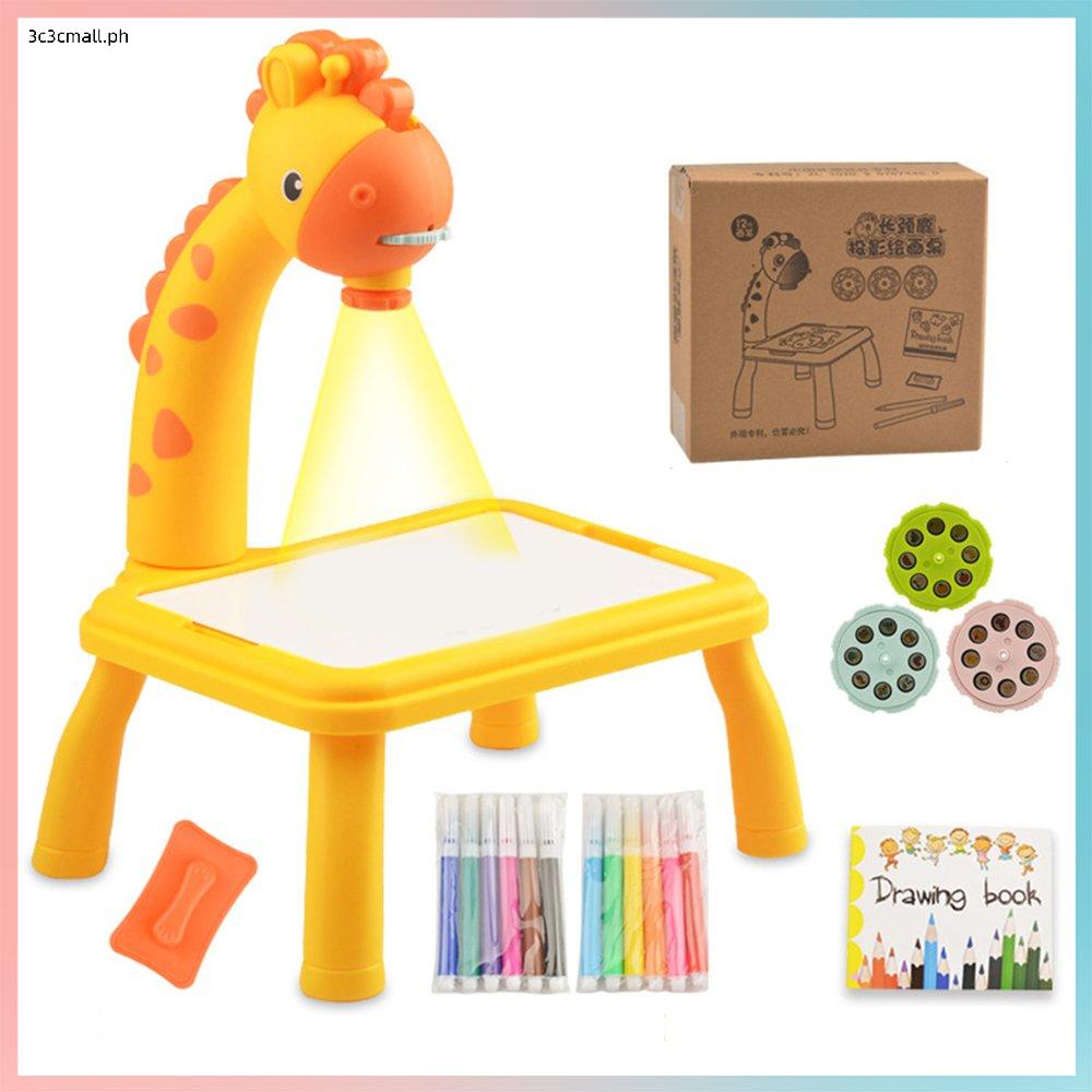 LED Projector Children Art Drawing Table Toys Kids Painting Board Desk ...