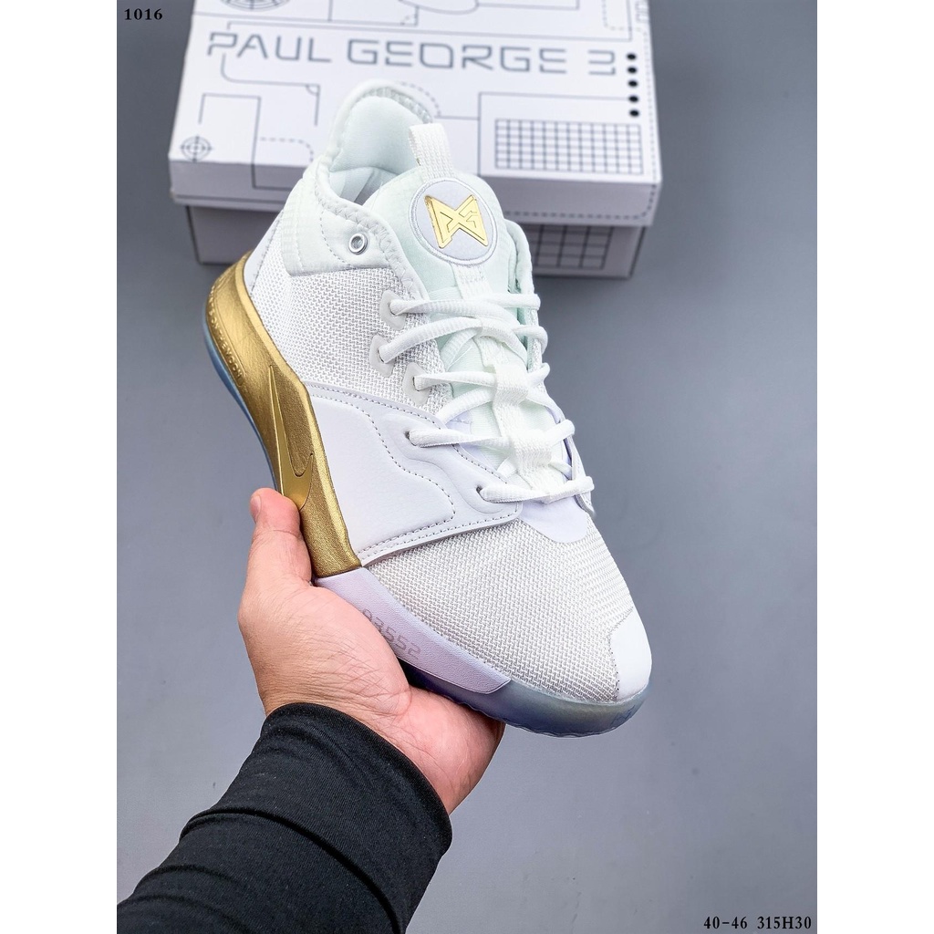 Paul george 3 hot sale white and gold