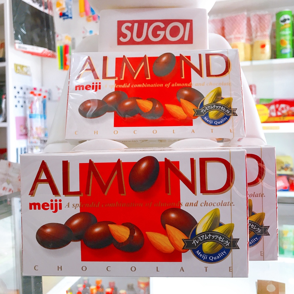 MEIJI Chocolate Almonds 88g Made in Japan Shopee Philippines