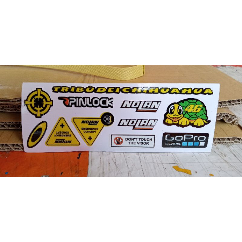Nolan helmet visor sticker | Shopee Philippines