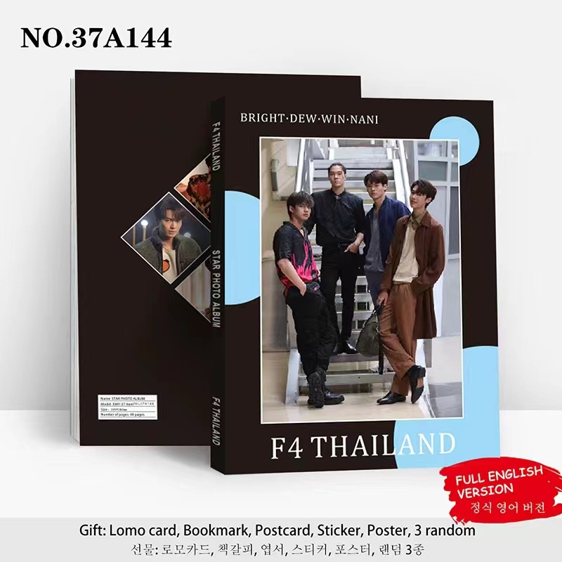 F4-thailand BRIGHT-WIN DEW Photobook Photo Album Send Card Poster