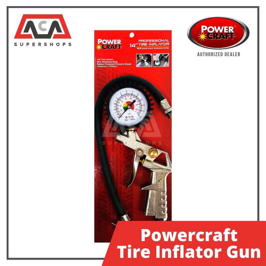 POWERCRAFT TIRE INFLATING GUN | Shopee Philippines