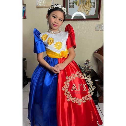 Filipiniana inspired clearance dress