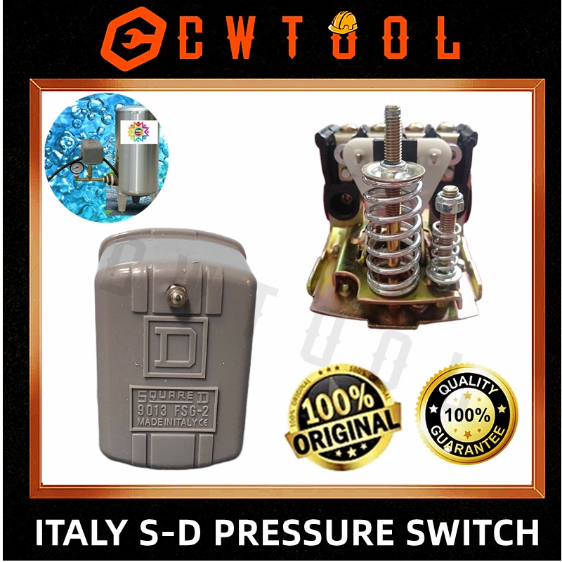 'Pumptrol' High Quality Pressure Switch ( SINGLE SPRING ) Shopee