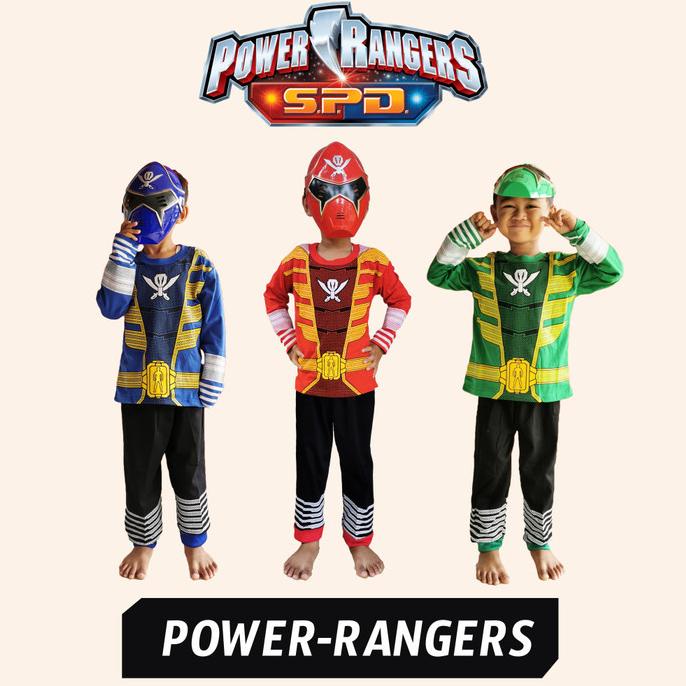 Power Rangers Superhero Costume Kids Power Rangers Superhero Suit ...