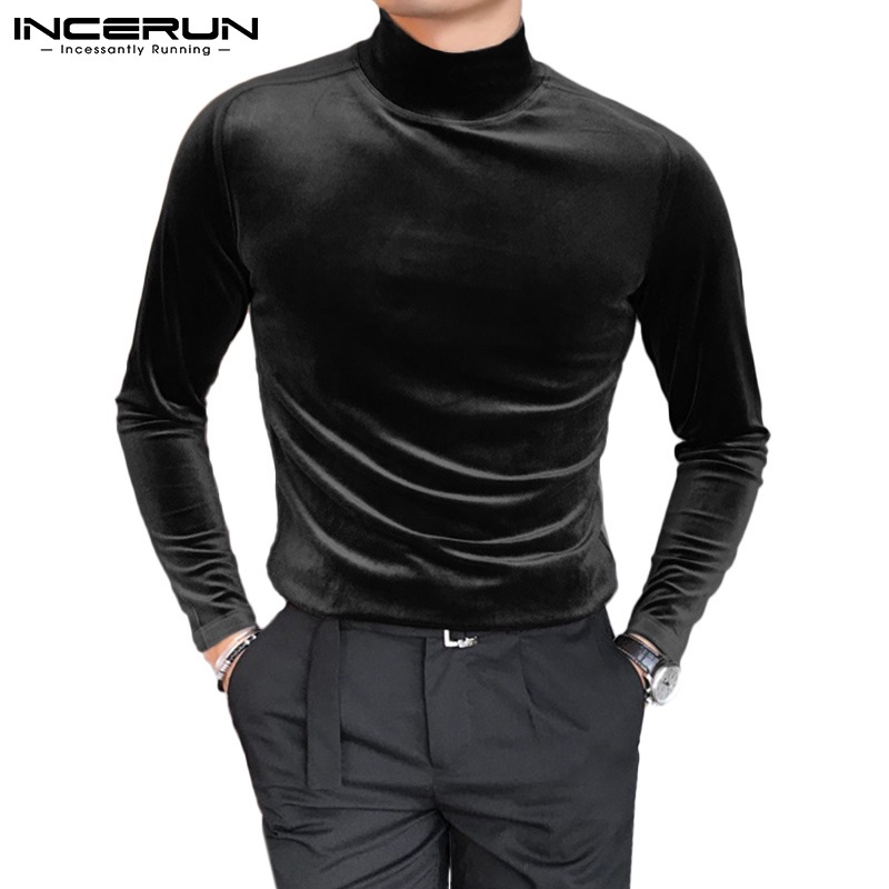 Velvet on sale turtleneck mens