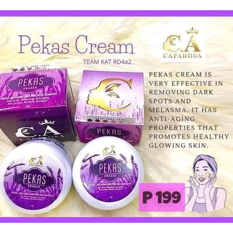 CAPADOSA PEKAS ERASER CREAM (PEKAS, MELASMA AND FRECKLES REMOVER
