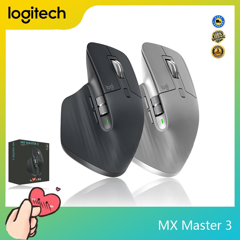 Logitech Mx Master 3 Original Wireless Bluetooth Office Mouse Ergonomics Mice For Pc Laptop 2173