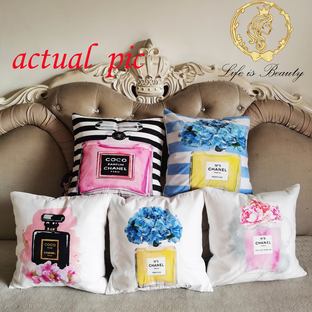 chanel 18 x 18 pillow covers