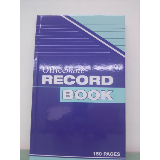 Officemate Record Book BIG 150 pages | Shopee Philippines