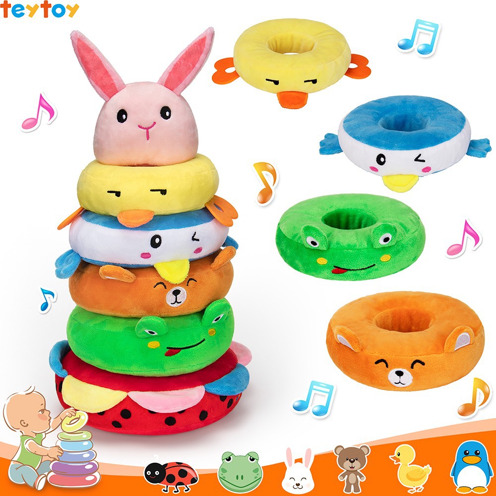 Giant plush best sale stacking ring