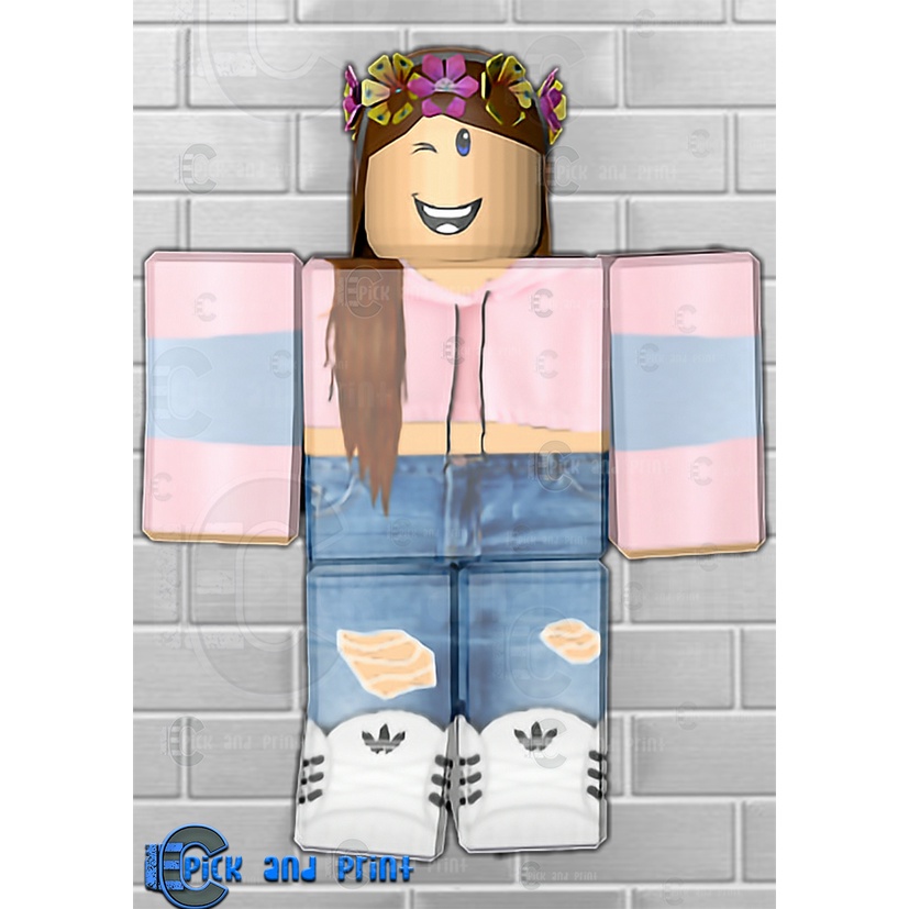 Roblox Women Character Cut Outs For Diy Party Backdrop Wall Decor Party Decorations Party 5363