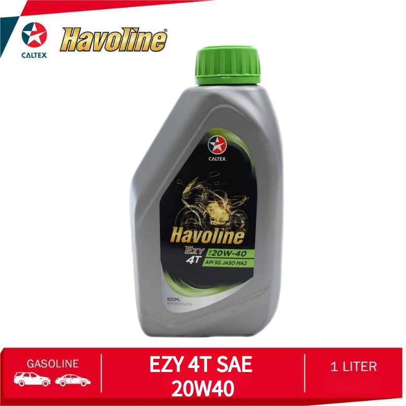 Caltex Havoline Formula SAE 10W30 EZY 4T SAE 20W40 Super 4T SAE 20W40 ...
