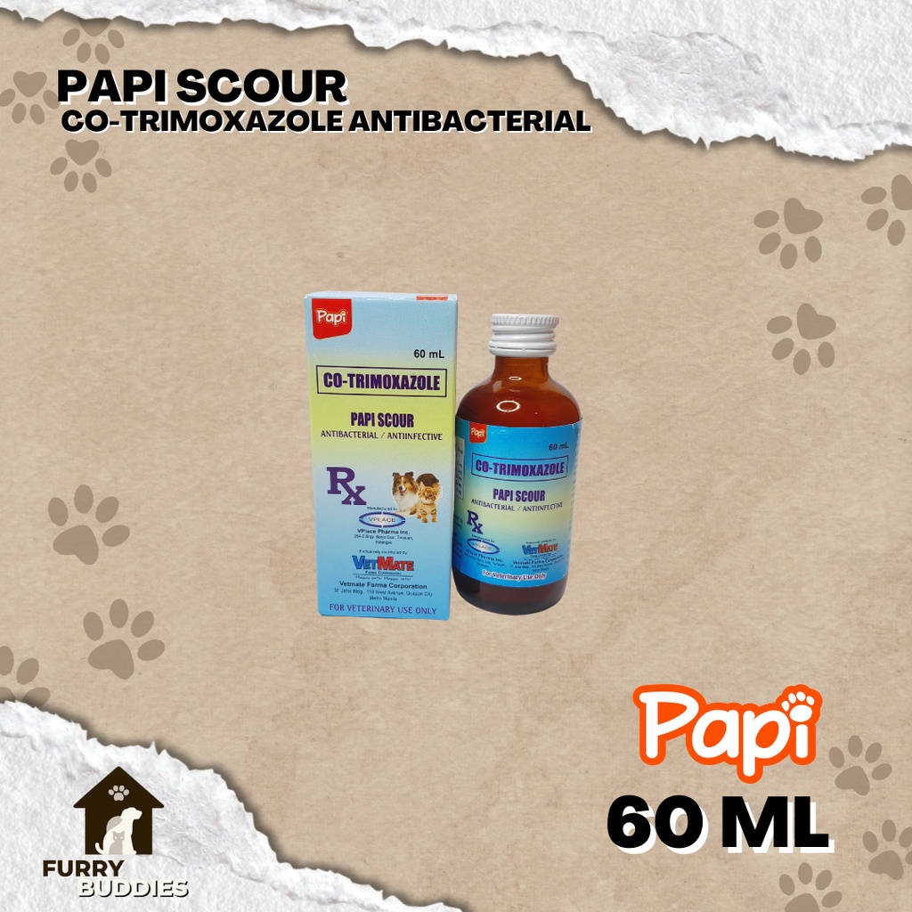 PAPI SCOUR COTRIMOXAZOLE ANTIBACTERIAL (60 ML) Shopee Philippines