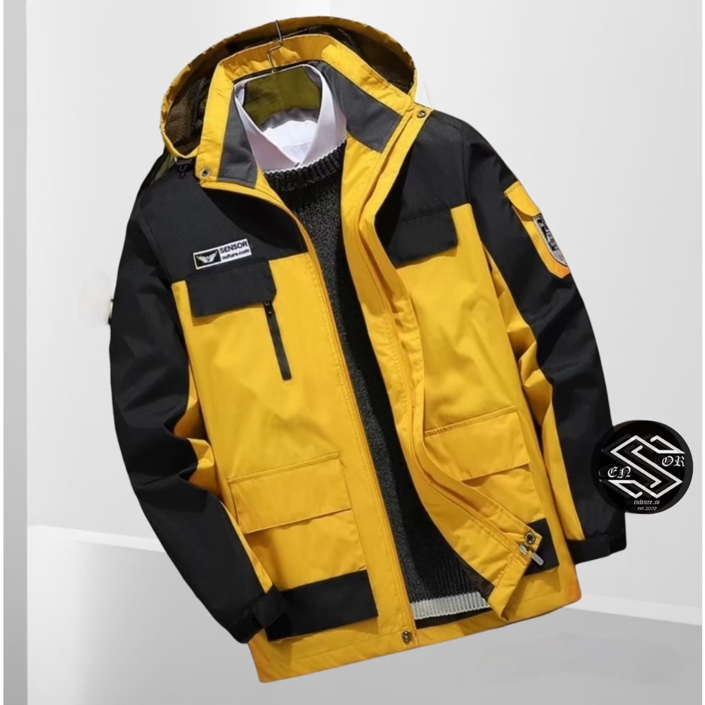 CODE.ID Men's parka jacket combi Taslan waterproof / newest premium ...