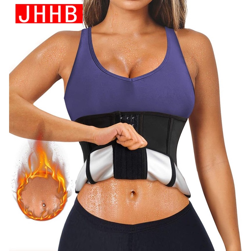 Workout Waist Trainer Cincher for Women Sweat Belly Trimmer Body Shaper Belt Tummy Control Girdle Sauna Corset Shopee Philippines