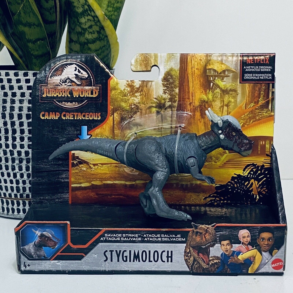 Jurassic World Stygimoloch Camp Cretaceous Savage Strike Dinosaur ...