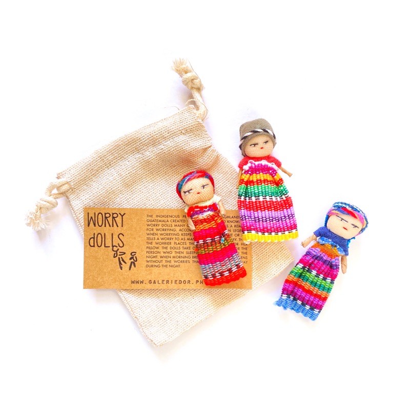 Handmade worry dolls clearance