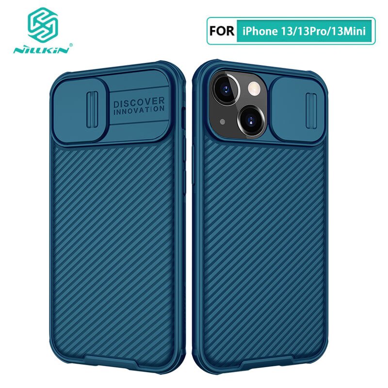 For iPhone 13 Pro Case Nillkin Slide Protect Camera Lens Protector Case ...