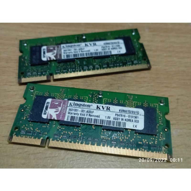 Kingston 1Gb Laptop Memory Ram | Shopee Philippines