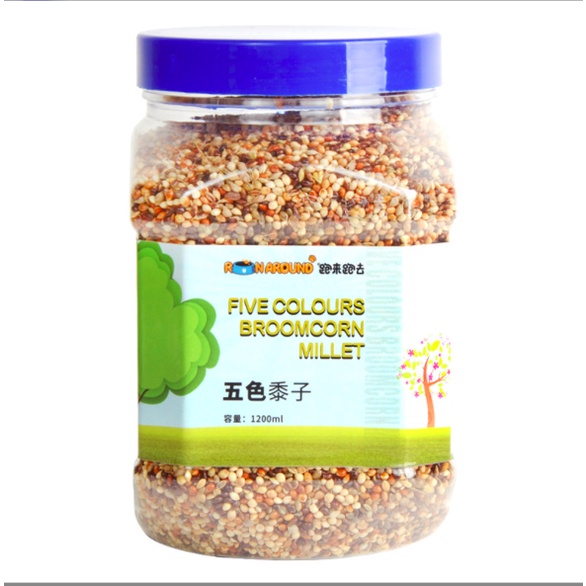 Parrot feed bird food bird food fivecolor millets bird professional