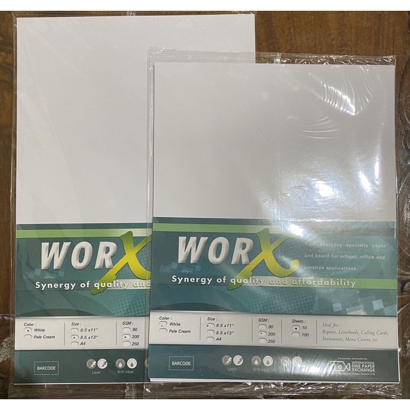 Worx Specialty Paper 10pcs per pack Shopee Philippines