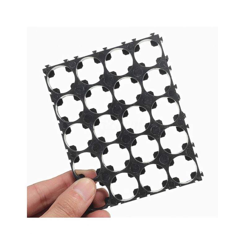 10x 18650 Battery 4x5 Cell Spacer Radiating Shell Pack Plastic Heat
