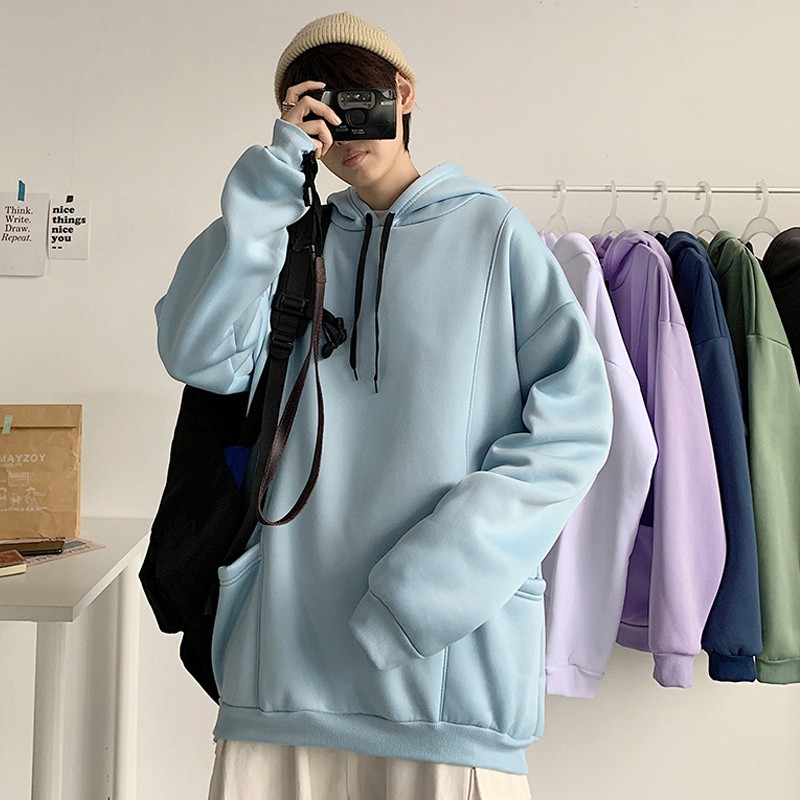 Korean oversized hoodie discount mens