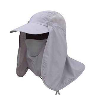 Men Sun Hats Fishing Hat UV Protection Face Neck Flap Cap