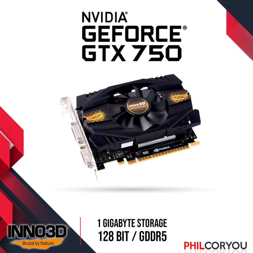 Graphics card INNO3D GTX750 1GB 128Bit Shopee Philippines