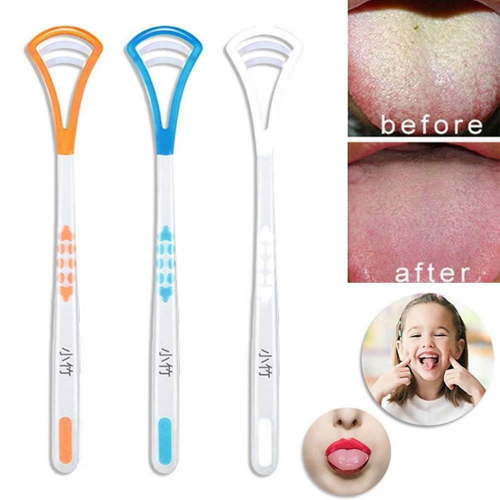 Tongue cleaner plastic scraper Tounge oral mouth hygiene Dental Care