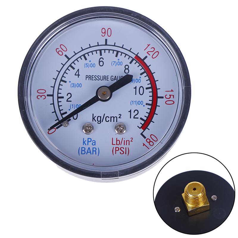 Up top Bar Air Pressure Gauge 13mm 1/4 Bsp Thread Double Scale For Air Compressor UU6 Shopee