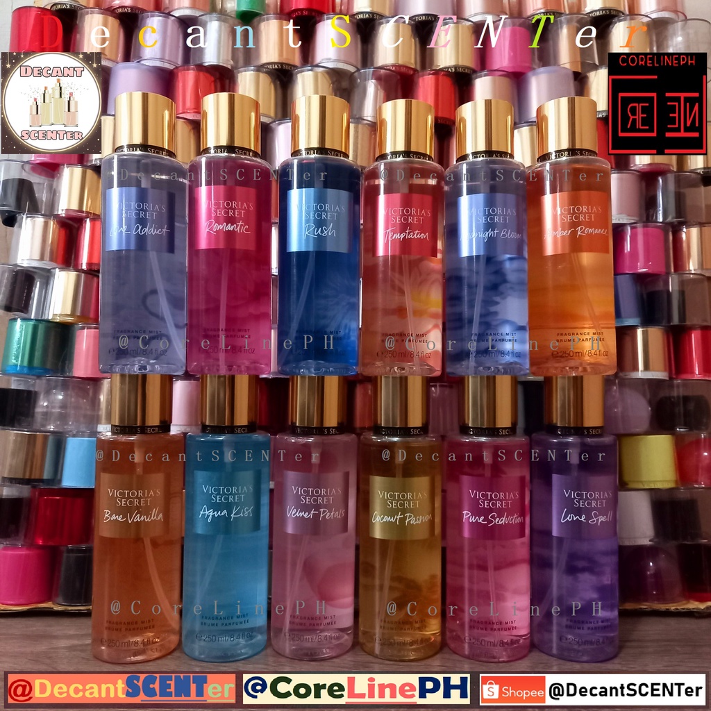 Victoria s Secret Scents Fragrance Mist Full size 250ml Shopee